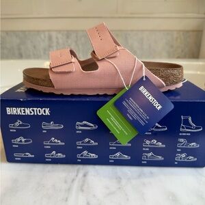 Birkenstock Pink Sandals with Contoured Footbed